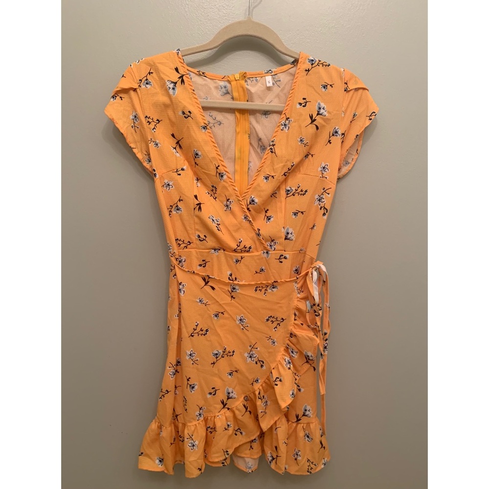 Yellow Floral Dress